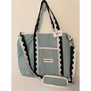 Business & Pleasure Co. The Holiday Cooler Tote Bag – Rivie Green | NWT